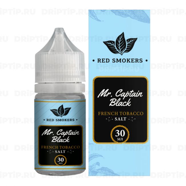 Жидкость Mr. Captain Black Salt - French Tobacco Жидкость Mr. Captain Black Salt - French Tobacco