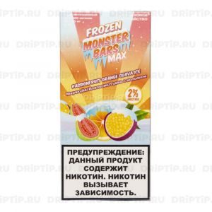 Monster Bars Max 6000 - Passionfruit Orange Guava Ice Monster Bars Max 6000 - Passionfruit Orange Guava Ice