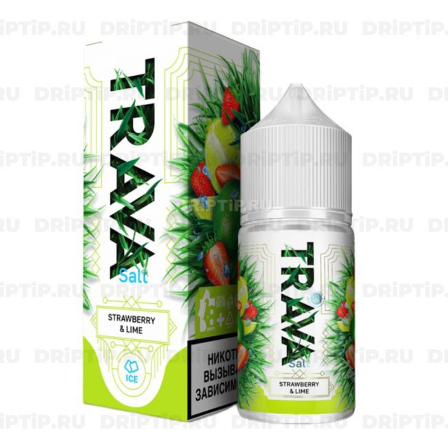 Жидкость Trava Salt - Клубника Лайм Жидкость Trava Salt - Клубника Лайм