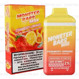 Monster Bars Max 6000 - Strawberry Lemonade Monster Bars Max 6000 - Strawberry Lemonade