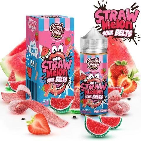 CANDY SHOP Straw Melon Sour Belts 3mg, 100ml CANDY SHOP Straw Melon Sour Belts 3mg, 100ml