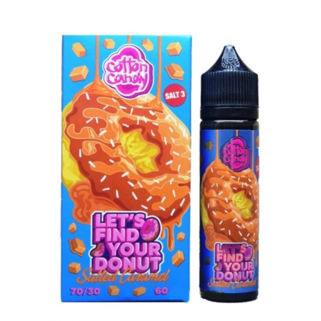 Let`s Find Your Donut Salted Caramel 3mg 60ml Let`s Find Your Donut Salted Caramel 3mg 60ml