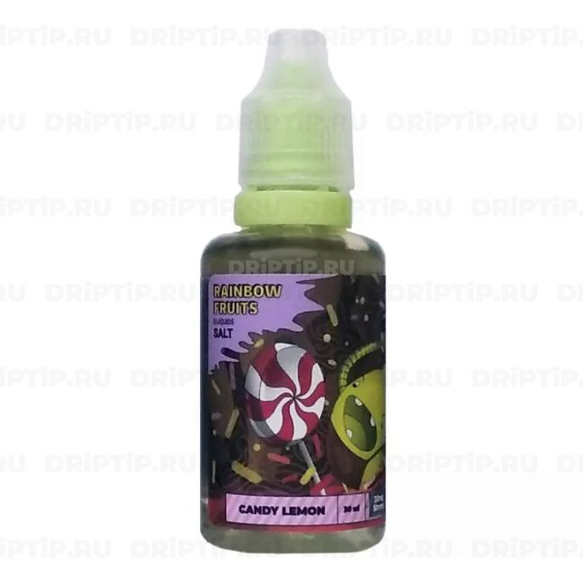 Жидкость Rainbow Fruits Salt - Candy Lemon 