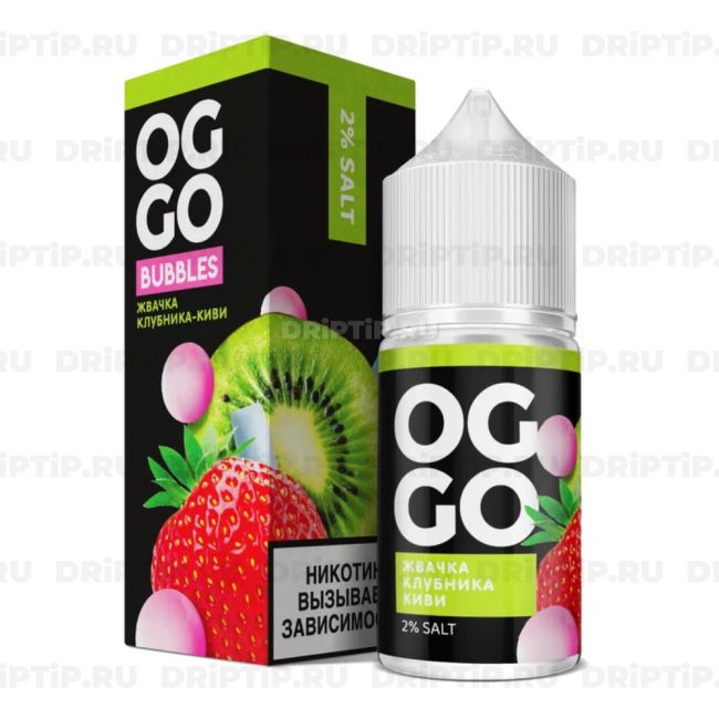 Жидкость Oggo Bubbles Salt - Жвачка Клубника Киви 