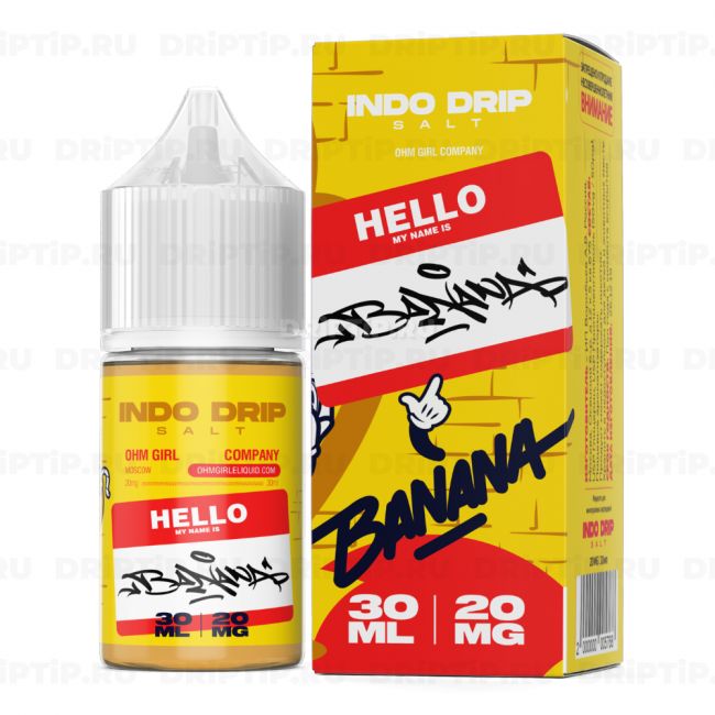 Жидкость Indo Drip Salt - I Am Banana 