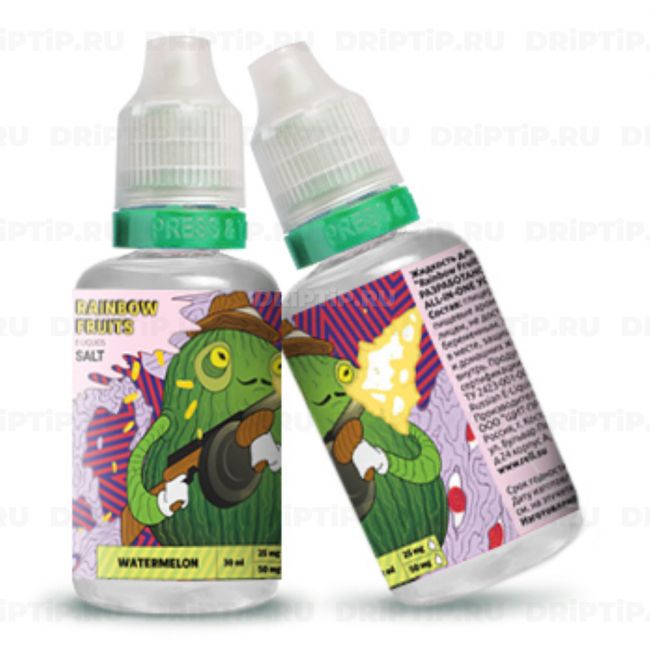 Жидкость Rainbow Fruits Salt - Watermelon Жидкость Rainbow Fruits Salt - Watermelon