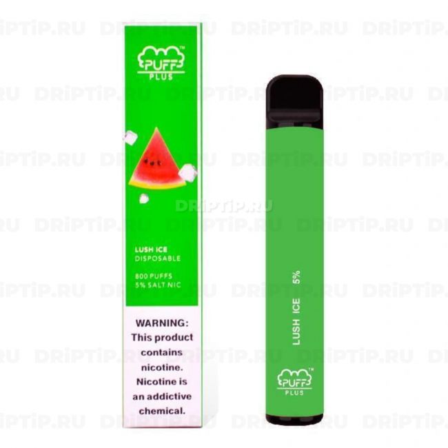 Одноразовая электронная сигарета Puff Bar Plus - Lush Ice Одноразовая электронная сигарета Puff Bar Plus - Lush Ice