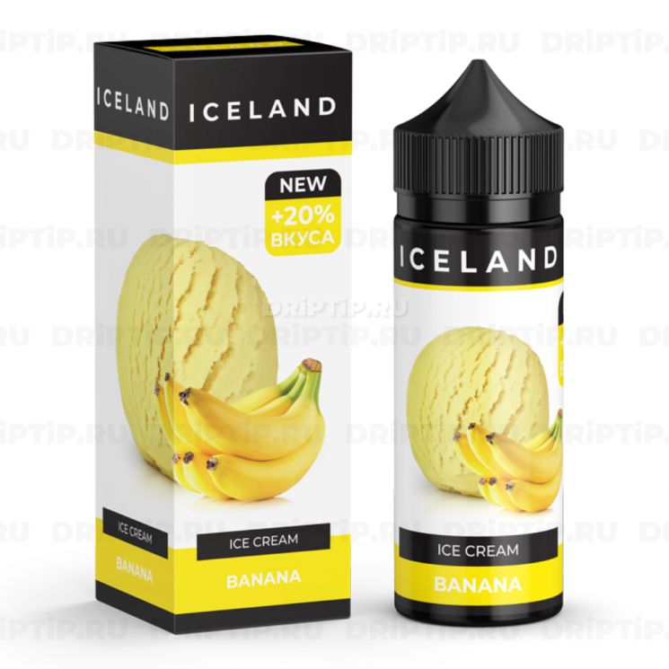 Жидкость Iceland Ice Cream - Banana 