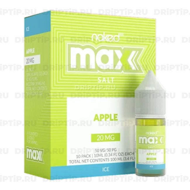 Жидкость Naked 100 Max Salt - Ice Apple 