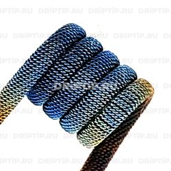 Green Mamba 2*0,4NiCr+(4*2)0,1 NiCr, 3 мм, 5 витков, 0.14 ом Плата