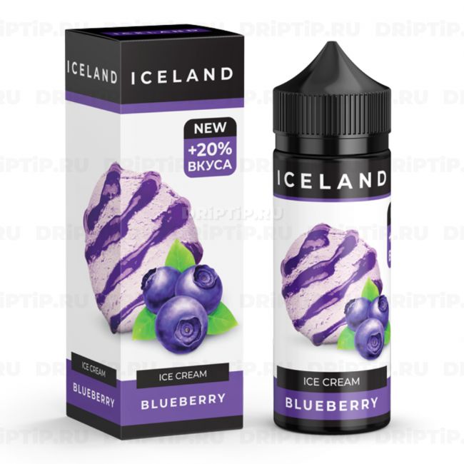 Жидкость Iceland Ice Cream - Blueberry Жидкость Iceland Ice Cream - Blueberry