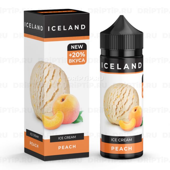 Жидкость Iceland Ice Cream - Peach Жидкость Iceland Ice Cream - Peach