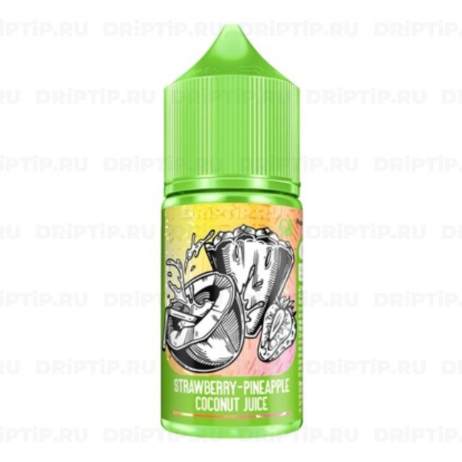 Жидкость Rell Green Salt - Strawberry Pinapple Coconut 