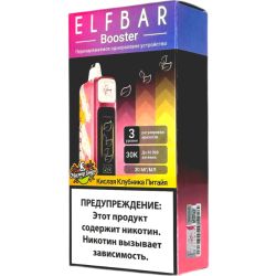 Elf Bar Booster 30000 - Кислая Клубника Питайя
