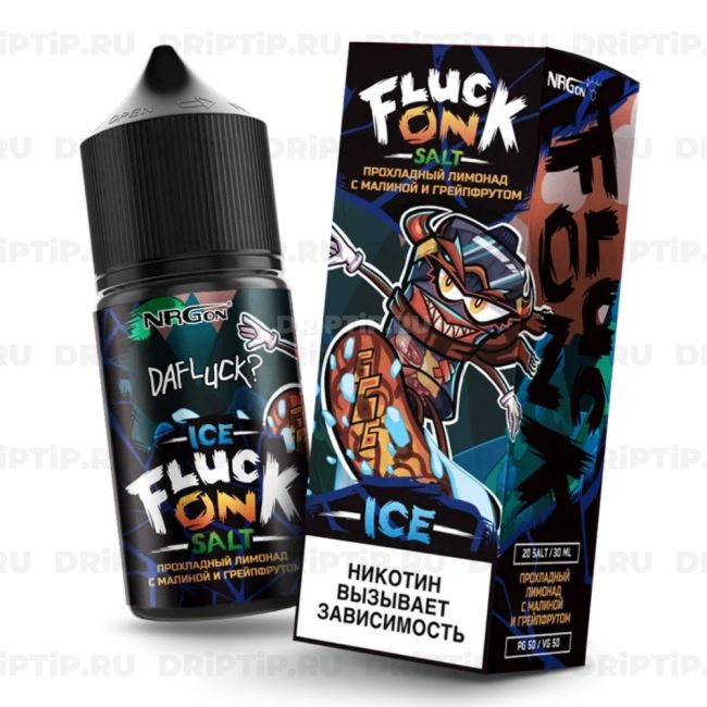 Fluck On Ice Salt - Прохладный Лимонад с Малиной и Грейпфрутом Fluck On Ice Salt - Прохладный Лимонад с Малиной и Грейпфрутом