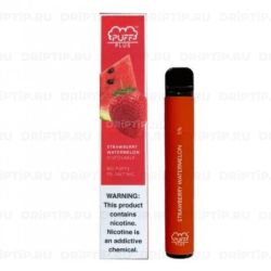 Одноразовая электронная сигарета Puff Bar Plus - Клубника и Сливки
