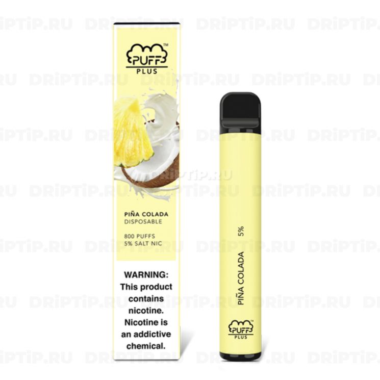 Одноразовая электронная сигарета Puff Bar Plus - Pina Colada