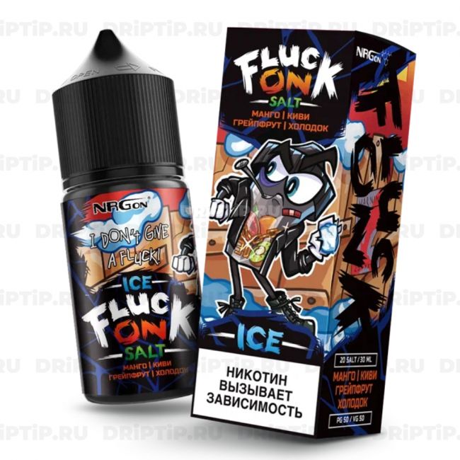 Fluck On Ice Salt - Манго Киви Грейпфрут Холодок Fluck On Ice Salt - Манго Киви Грейпфрут Холодок