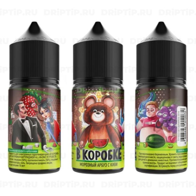 Жидкость В КОРОБКЕ - Морозный арбуз с киви 