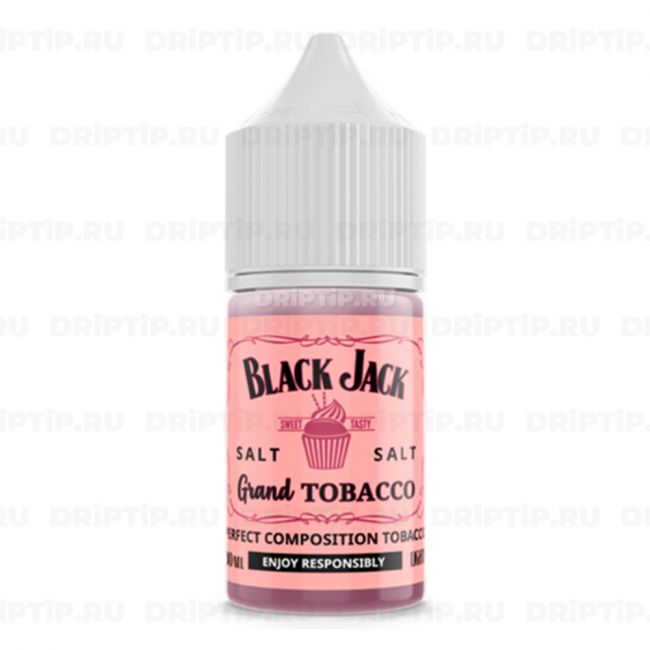 Жидкость Black Jack Salt - Grand Tobacco 