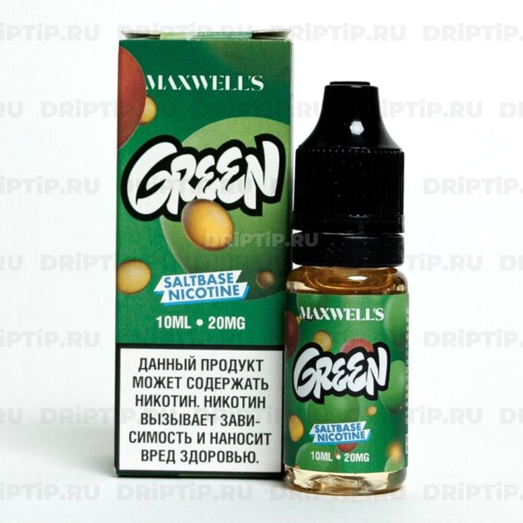 Жидкость Maxwells Salt - Green 10ml 