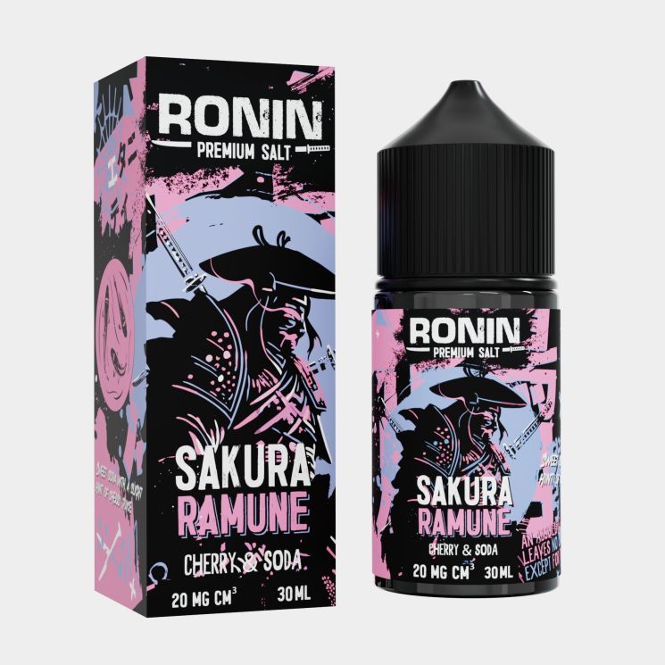 Жидкость RONiN Premium Salt - Sakura Ramune 