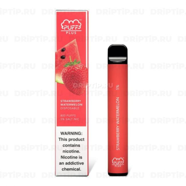 Одноразовая электронная сигарета Puff Bar Plus - Strawberry Watermelon