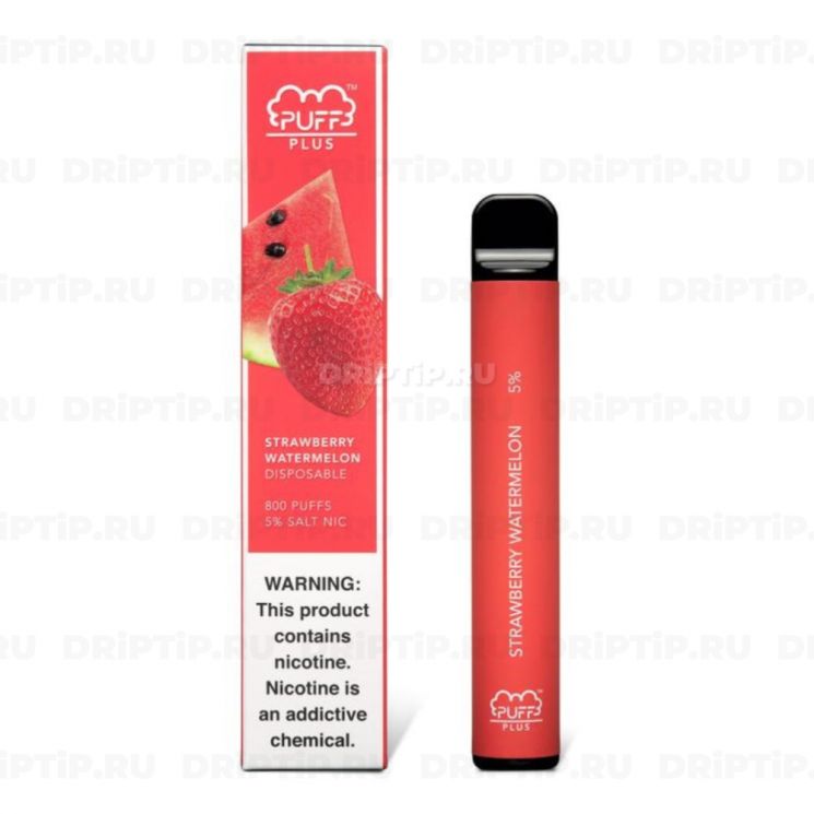 Одноразовая электронная сигарета Puff Bar Plus - Strawberry Watermelon