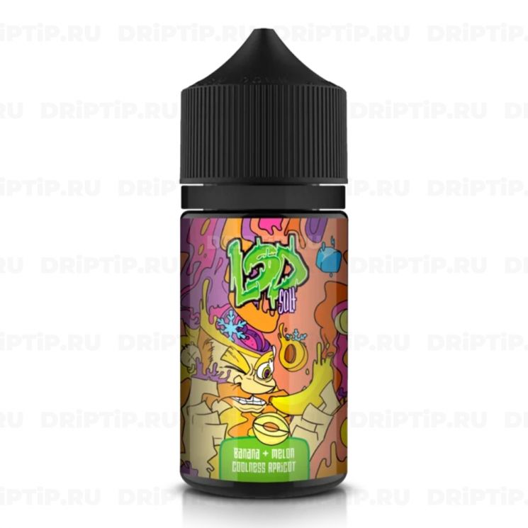 Жидкость LSD Pod Salt - Banana + Melon + Coolness Apricot 