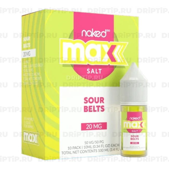 Жидкость Naked 100 Max Salt - Sour Belt 
