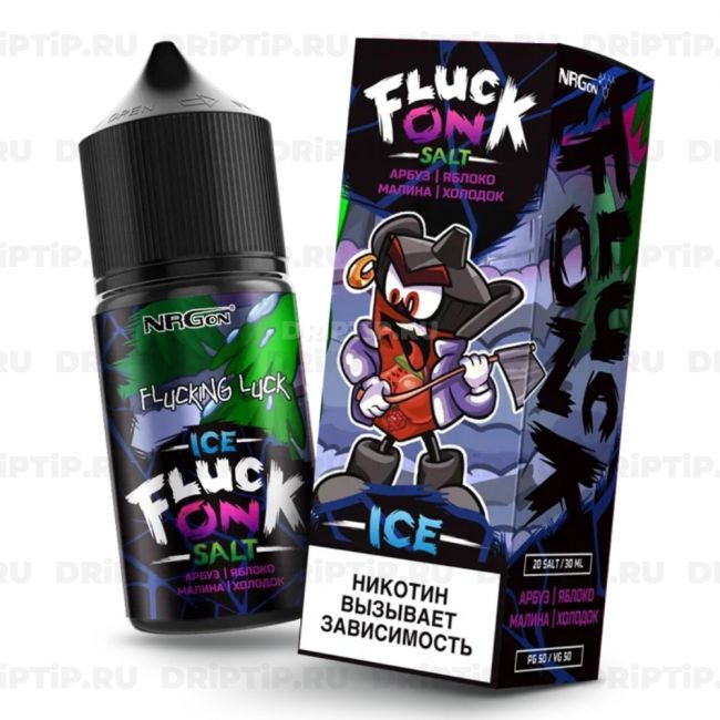 Fluck On Ice Salt - Арбуз Яблоко Малина Холодок Fluck On Ice Salt - Арбуз Яблоко Малина Холодок