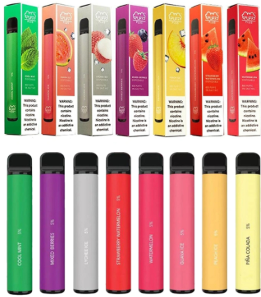 Одноразовая электронная сигарета Puff Bar Plus - Watermelon Lemon Ice 