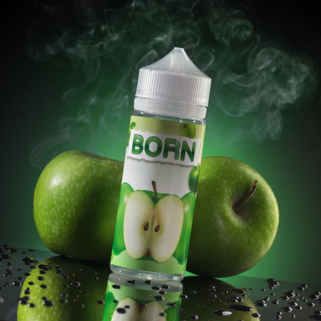 BORN Зеленое яблоко 0mg 120 ml