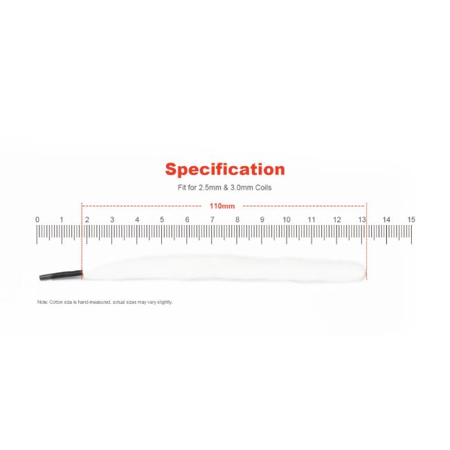 Вата шнурками Hellvape Shoelace Organic Cotton 40шт/уп