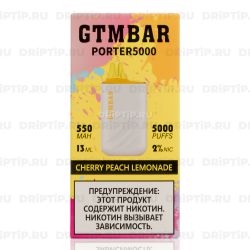 GTM BAR Porter 5000 - Cherry Peach Lemonade