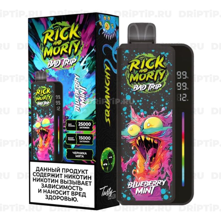 Rick and Morty Bad Trip 25000 - Черника Мята
