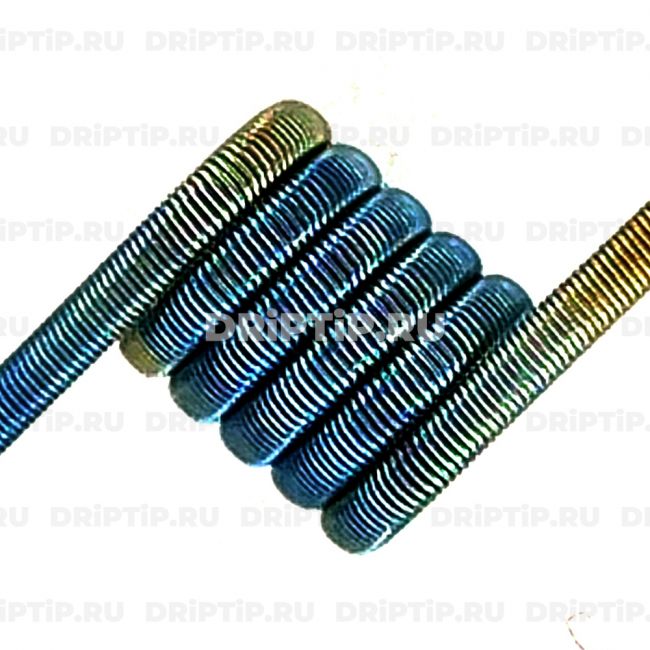 Fused 2*03, 2,5мм, 5 витков, 0.4 ом MTL Fused 2*03, 2,5мм, 5 витков, 0.4 ом MTL