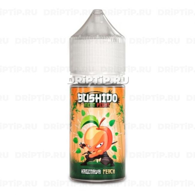 Жидкость Bushido Mint Fight Salt - Kaginava Peach 