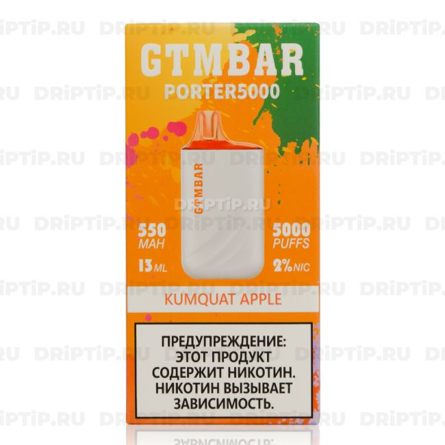 GTM BAR Porter 5000 - Kumquat Apple