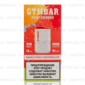 GTM BAR Porter 5000 - Mango Peach Watermelon