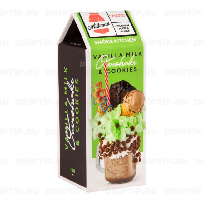 Жидкость Overshake + Milkman - Vanilla Milk & Cookies Жидкость Overshake + Milkman - Vanilla Milk & Cookies