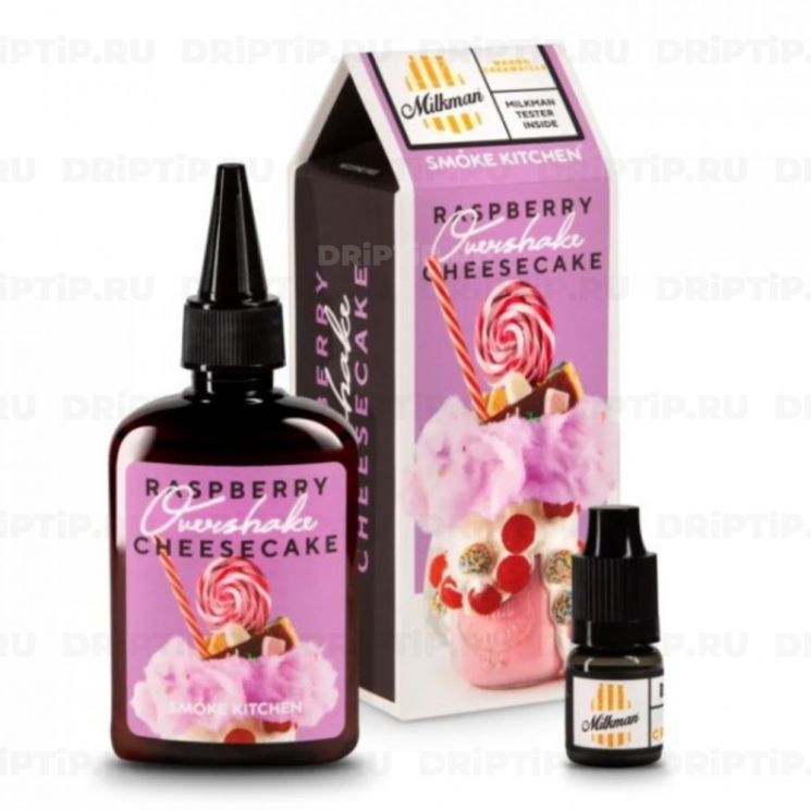 Жидкость Overshake + Milkman - Raspberry Cheesecake 