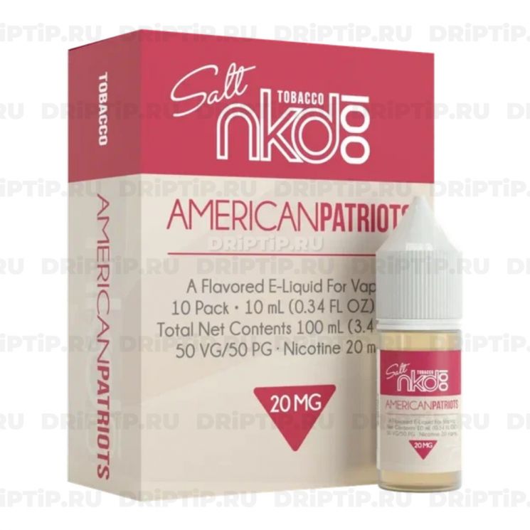 Жидкость Naked 100 Tobacco Salt - American Patriots 
