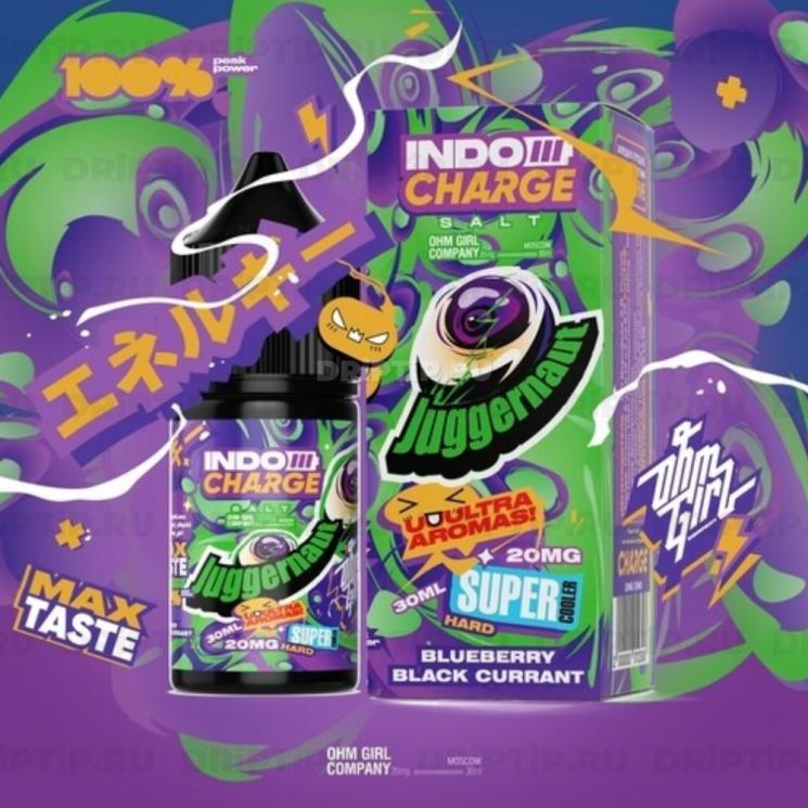 Жидкость Indo Charge Salt - Juggernaut 