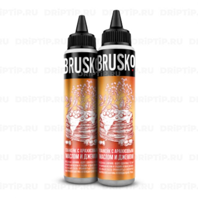 Жидкость Brusko - Панкейк с арахисовым маслом и джемом из бузины Жидкость Brusko - Панкейк с арахисовым маслом и джемом из бузины