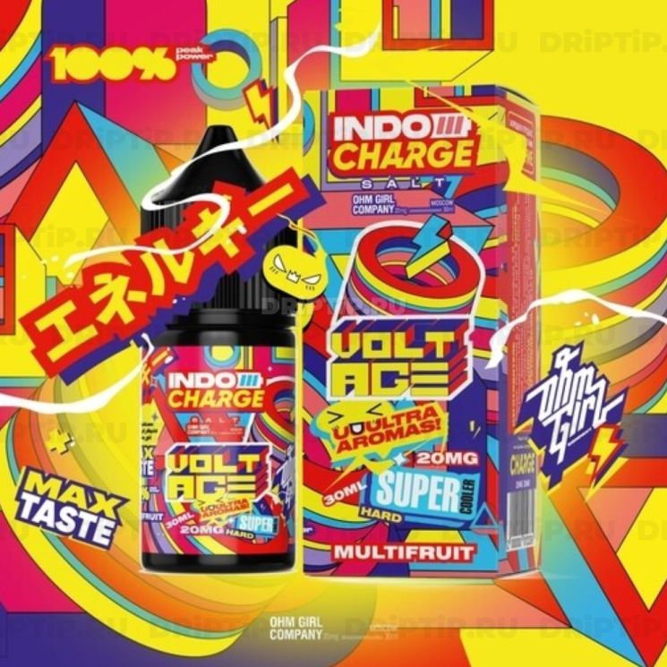 Жидкость Indo Charge Salt - Voltage 