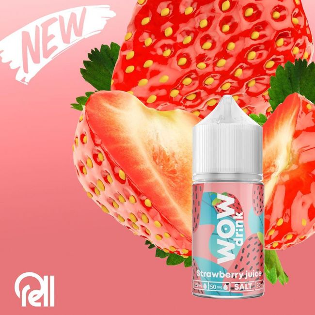 Жидкость Wow Drink Salt - Strawberry Juice 