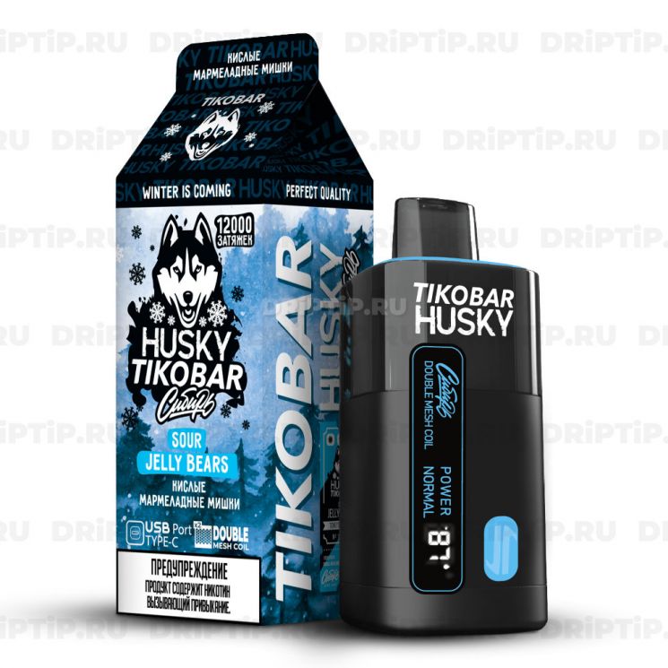 Husky Tikobar 12000 - Sour Jelly Bears